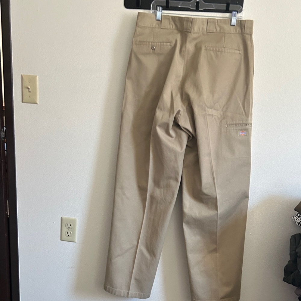 Dickies Men's Loose Fit Double Knee Tan Utility Workwear Pants..36 X 34 - Picture 4 of 11